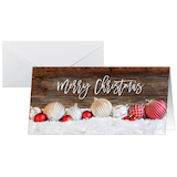 Artikelbild 1 für 25 SIGEL Weihnachtskarten Red and white Christmas DIN lang, Artikelnummer 912331