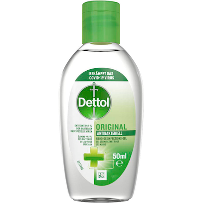 Artikelbild für Dettol ORIGINAL Händedesinfektionsgel 50,0 ml, Artikelnummer 968121