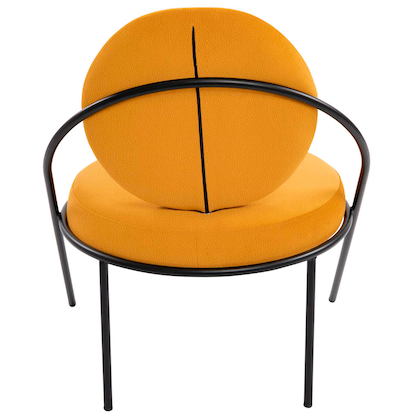 Artikelbild 4 für meet powered by PAPERFLOW Sessel SATURNE safran schwarz Kunstleder, 1 St., Artikelnummer 231809