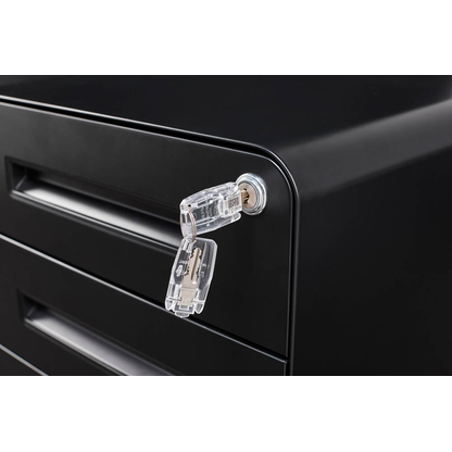 Artikelbild 7 für BISLEY EasyRoll Rollcontainer schwarz 3 Auszüge 40,0 x 50,0 x 50,0 cm, Artikelnummer 509863