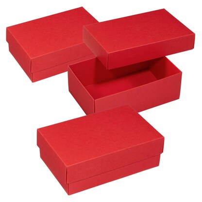 Artikelbild 2 für 3 BUNTBOX M Geschenkboxen 1,1 l rot 17,0 x 11,0 x 6,0 cm, Artikelnummer 303687
