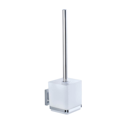 Artikelbild 10 für WENKO WC-Garnitur Quadro weiß, silber Metall, Artikelnummer 811842