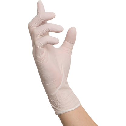 Artikelbild 3 für NITRAS MEDICAL unisex Einmalhandschuhe WHITE WAVE weiß Größe M, 100 St., Artikelnummer 684801