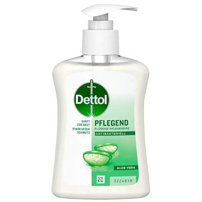 Artikelbild 3 für Dettol PFLEGEND Flüssigseife im Spender 250 ml, Artikelnummer 963987