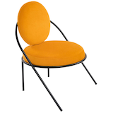 Artikelbild 1 für meet powered by PAPERFLOW Sessel SATURNE safran schwarz Kunstleder, 1 St., Artikelnummer 231809