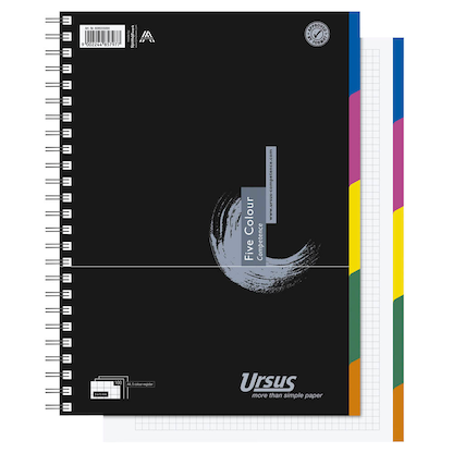 Artikelbild 9 für Ursus Collegeblöcke Competence kariert DIN A4 Rand rundum, 3 Blöcke, Artikelnummer 605378