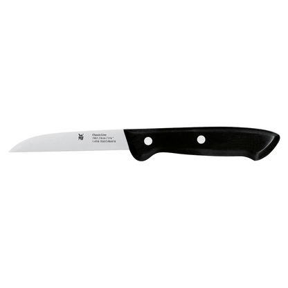 Artikelbild 2 für WMF Küchenmesser Classic Line silber, schwarz glänzend, Klinge: 8,0 cm, 1 St., Artikelnummer 823125