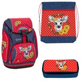Artikelbild 1 für BELMIL® Schulranzen-Set Comfy Little Cute Friends Daisy Kunstfaser rot, Artikelnummer 271409