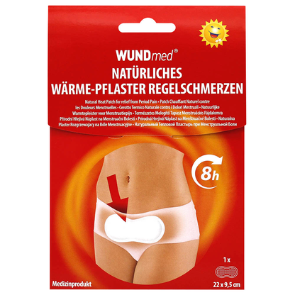 Artikelbild für WUNDmed® Wärmepflaster Regelschmerzen 02-055 weiß 9,5 x 22,0 cm, 1 St., Artikelnummer 471217