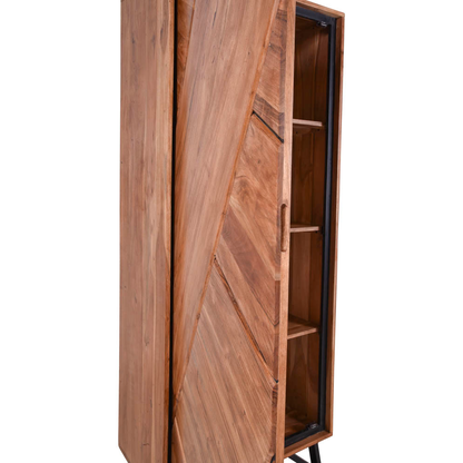 Artikelbild 4 für Garden Pleasure Aktenschrank AMBALA, 304113 akazie 3 Fachböden 40,0 x 40,0 x 181,0 cm, Artikelnummer 544096