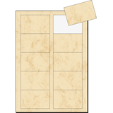 Artikelbild 1 für 100 SIGEL Visitenkarten DP744 satiniert beige 225 g/qm, Artikelnummer 780601