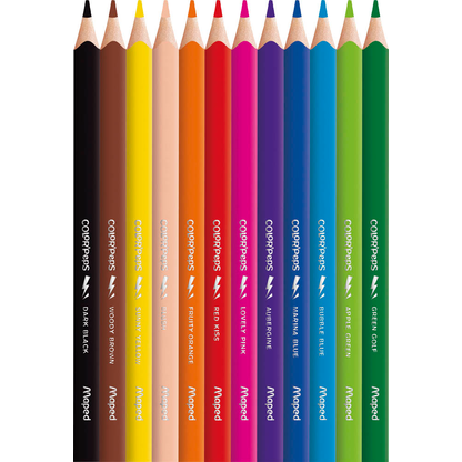 Artikelbild 2 für maped COLOR'PEPS STRONG Jumbo Buntstifte farbsortiert, 12 St., Artikelnummer 303311