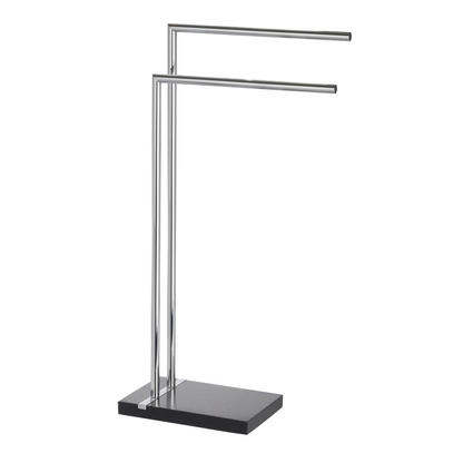 Artikelbild 3 für WENKO Handtuchständer Noble silber, schwarz, Artikelnummer 664361