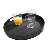 Artikelbild 1 für APS Tablett BISTRO schwarz rund Ø 35,5 cm, Artikelnummer 199387