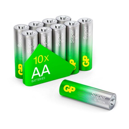 Artikelbild 2 für 6 + 4 GRATIS: 6 GP Batterien SUPER Mignon AA 1,5 V + GRATIS 4 St., Artikelnummer 296059