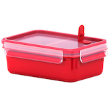 Artikelbild 1 für emsa Mikrowellendose CLIP & MICRO rot 1,0 l, 1 St., Artikelnummer 477107