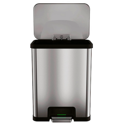 Artikelbild 2 für Echtwerk Powerstep Mülleimer 38,0 l edelstahl, schwarz, Artikelnummer 639058