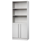 Artikelbild 1 für HAMMERBACHER Regalschrank 7700 RE, V7700/5/5/RE lichtgrau 80,0 x 42,0 x 200,4 cm, Artikelnummer 860150