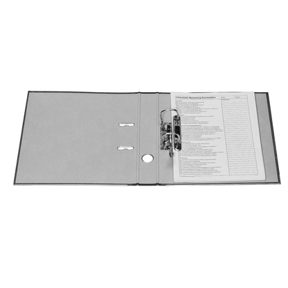 Artikelbild 6 für office discount Ordner schwarz marmoriert Karton 5,0 cm DIN A4, Artikelnummer 501502