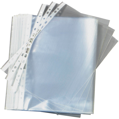 Artikelbild 2 für 100 herlitz Prospekthüllen DIN A4 glasklar glatt 0,05 mm, Artikelnummer 402212