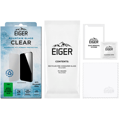 Artikelbild 2 für EIGER Display-Schutzglas für Apple iPhone 13, iPhone 14, iPhone 16e, Artikelnummer 553997
