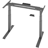 Artikelbild 1 für Flexbase 650 elektrisch höhenverstellbares Schreibtischgestell grafit ohne Tischplatte, T-Fuß-Gestell grau 112,8 - 172,8 x 73,0 cm, Artikelnummer 780191