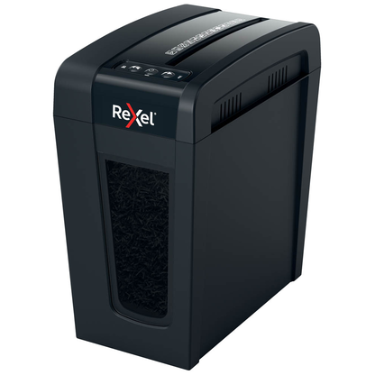 Artikelbild 2 für Rexel Secure X8-SL Aktenvernichter mit Partikelschnitt P-4, 4 x 40 mm, bis 8 Blatt, schwarz, Artikelnummer 437271