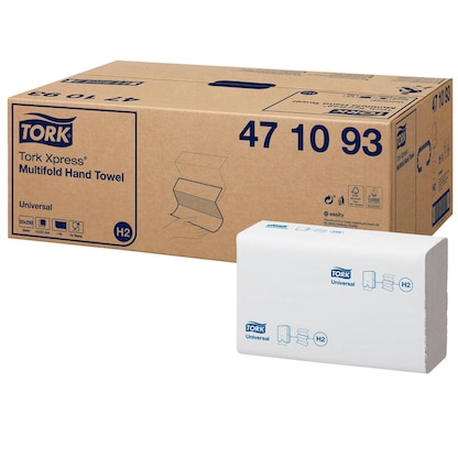 Artikelbild 20 für TORK Papierhandtücher 471093 Xpress® H2 Universal Interfold-Falzung 1-lagig 5.000 Tücher, Artikelnummer 492221