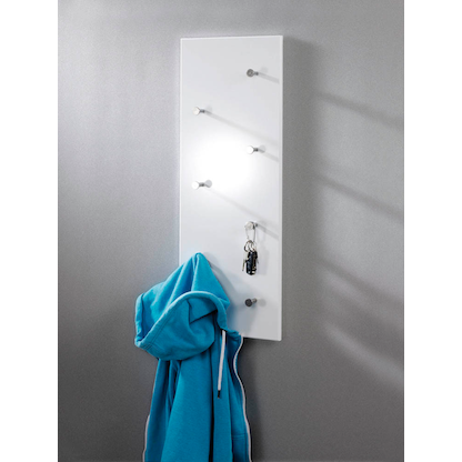 Artikelbild 21 für HAKU Möbel Wandgarderobe 42390 weiß Holz 7 Haken 80,0 x 30,0 cm, Artikelnummer 552575