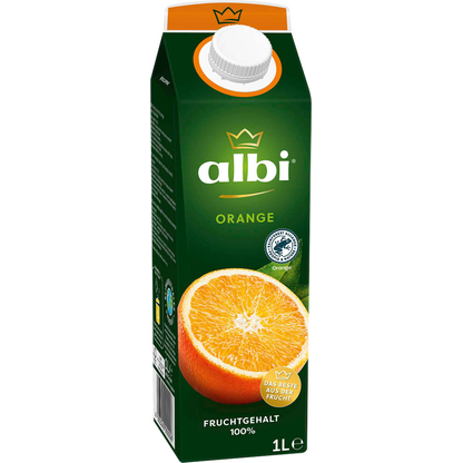 Artikelbild für albi® Fruchtsaftkonzentrat Orange 1,0 l, Artikelnummer 422549
