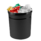 Artikelbild 1 für HAN Grip Papierkorb 18,0 l schwarz, Artikelnummer 406696