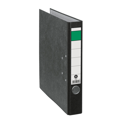 Artikelbild 2 für Grüner Balken Ordner schwarz marmoriert Karton 5,0 cm DIN A4, Artikelnummer 665257