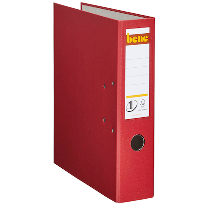Artikelbild 6 für bene No.1 Power Ordner rot Kunststoff 8,0 cm DIN A4, Artikelnummer 426221