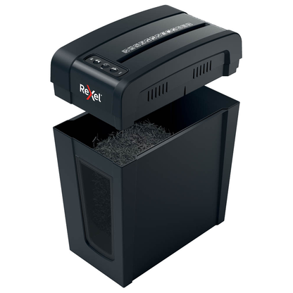 Artikelbild 3 für Rexel Secure X8-SL Aktenvernichter mit Partikelschnitt P-4, 4 x 40 mm, bis 8 Blatt, schwarz, Artikelnummer 437271