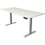 Artikelbild 1 für Kerkmann Move 1 elektrisch höhenverstellbarer Schreibtisch weiß rechteckig, T-Fuß-Gestell silber 180,0 x 80,0 cm, Artikelnummer 287737