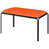 Artikelbild 1 für meet powered by PAPERFLOW Sitzbänke BISTRO BBISX2SC.27 rost Kunstleder 90,0 cm, 2 St., Artikelnummer 230239