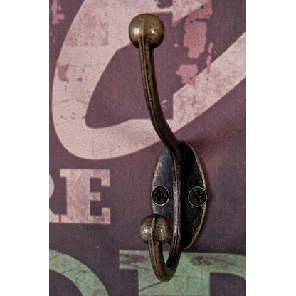 Artikelbild 2 für HAKU Möbel Wandgarderobe 89918 Motiv Holz 10 Haken 70,0 x 100,0 cm, Artikelnummer 553121