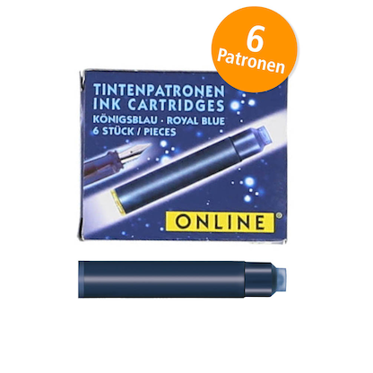 Artikelbild 3 für ONLINE® 17113/12 Tintenpatronen für Füller königsblau 6 St., Artikelnummer 283814
