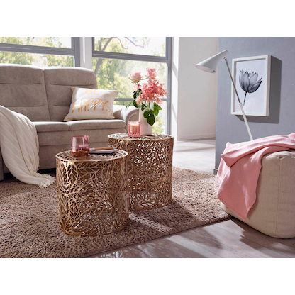 Artikelbild 7 für WOHNLING Beistelltische-Set Aluminium gold, Artikelnummer 166479