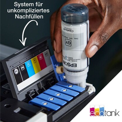 Artikelbild 5 für AKTION: EPSON EcoTank ET-8500 3 in 1 Tintenstrahl-Multifunktionsdrucker weiß mit 80 Euro CashBack, Artikelnummer 454961