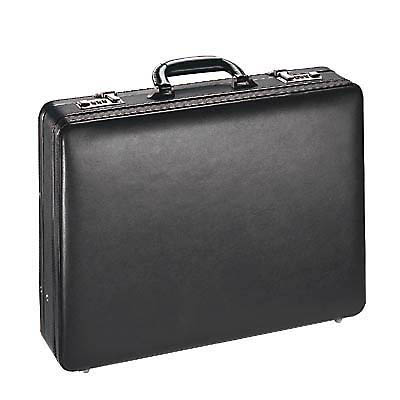Alassio 45033 Pilotenkoffer MONDO - Duurzaam Imitatieleer 46x38x22 Cm Zwart Met Laptopvak