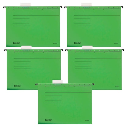 Artikelbild 3 für AKTION: 5 LEITZ Hängemappen ALPHA® 1985 grün mit Prämie nach Registrierung, Artikelnummer 322185