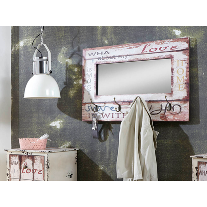 Artikelbild 2 für HAKU Möbel Wandgarderobe 89941 Motiv Holz 4 Haken 80,0 x 52,0 cm, Artikelnummer 553174