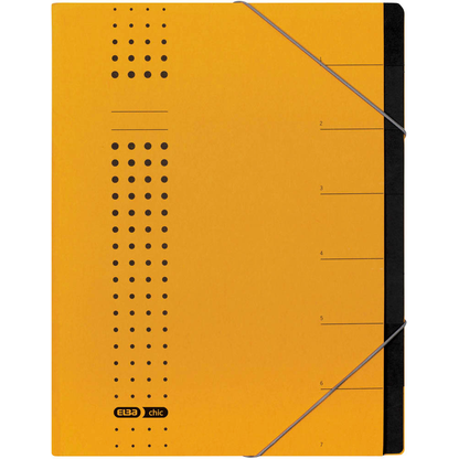Artikelbild 2 für 5 ELBA Ordnungsmappen chic 7 Fächer gelb, Artikelnummer 778654