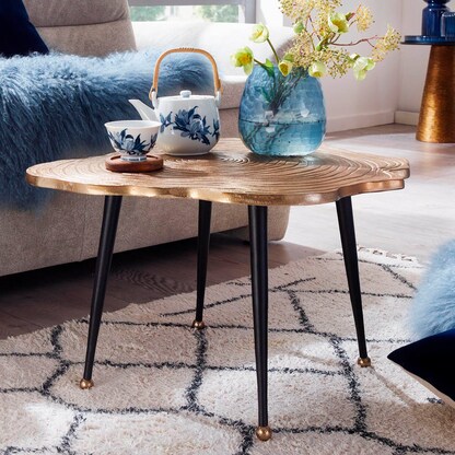 Artikelbild 3 für WOHNLING Couchtisch Aluminium gold 64,0 x 64,0 x 37,0 cm, Artikelnummer 166458