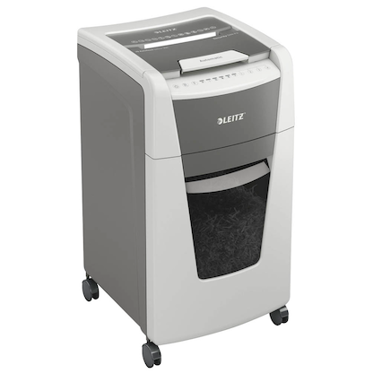 Artikelbild 13 für AKTION: LEITZ IQ Autofeed Small Office 300 Aktenvernichter mit Partikelschnitt P-4, 4 x 26 mm, bis 300 Blatt, weiß mit 75 Euro CashBack, Artikelnummer 267324