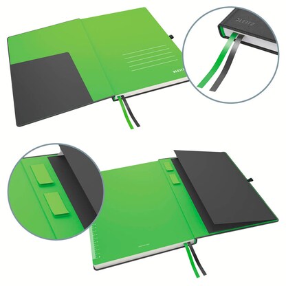 Artikelbild 8 für LEITZ Notizbuch Complete DIN A4 kariert, schwarz Hardcover 160 Seiten, 1 St., Artikelnummer 688166