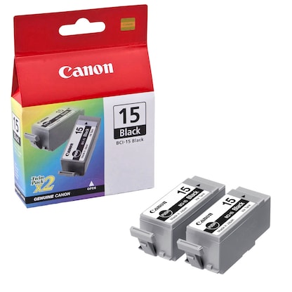 Artikelbild 10 für Canon 2x BCI-15 BK schwarz Druckerpatronen, 2er-Set, Artikelnummer 476770