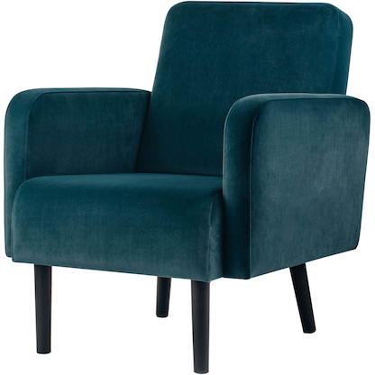 Artikelbild 2 für meet powered by PAPERFLOW Sessel LISBOA grün schwarz Stoff, 1 St., Artikelnummer 851061