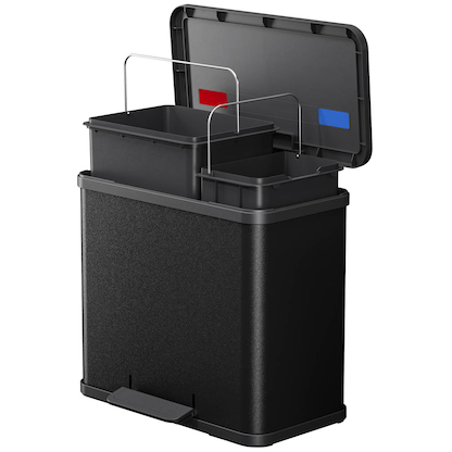 Artikelbild 4 für Hailo Öko Duo Plus L Mülleimer 17,0 + 9,0 l schwarz, Artikelnummer 485583